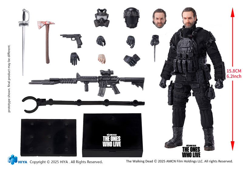 ウォーキング・デッド： ザ・ワンズ・フー・リブ 1/12 アクションフィギュア リック