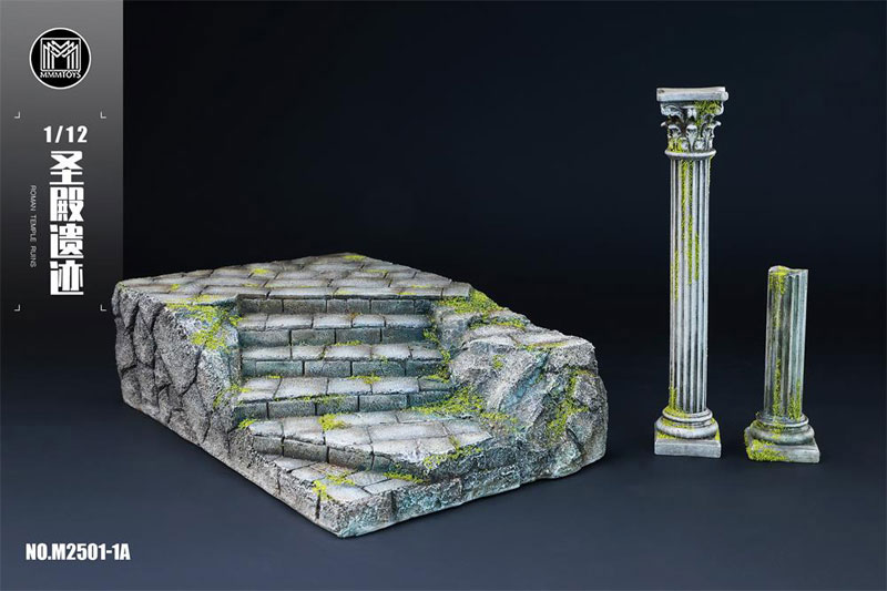 1/12 ローマ神殿遺跡ジオラマベース 1A