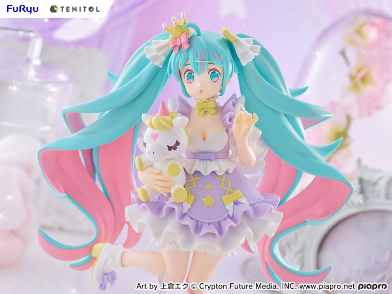 TENITOL 初音ミク 夢かわプリンセス ラベンダーver. 完成品フィギュア