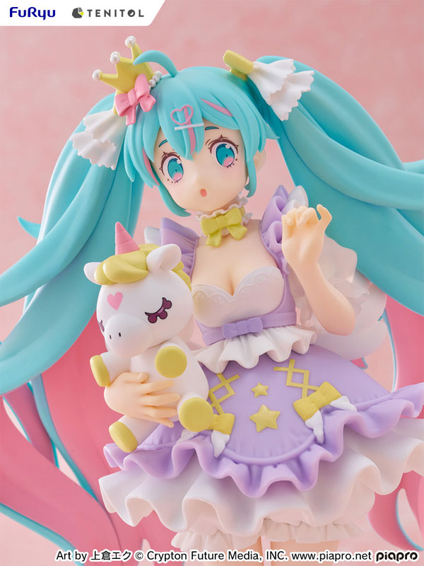 TENITOL 初音ミク 夢かわプリンセス ラベンダーver. 完成品フィギュア