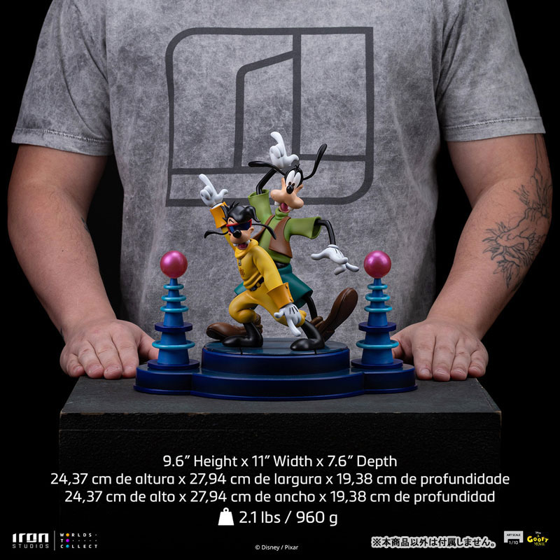 グーフィー・ムービー/ホリデーは最高！！ スタチュー「アートスケール」 グーフィー＆マックス