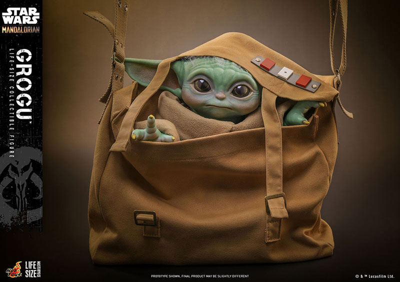 ライフサイズ・マスターピース マンダロリアン 1/1 グローグー キャリーバッグ付き※延期前倒可能性大