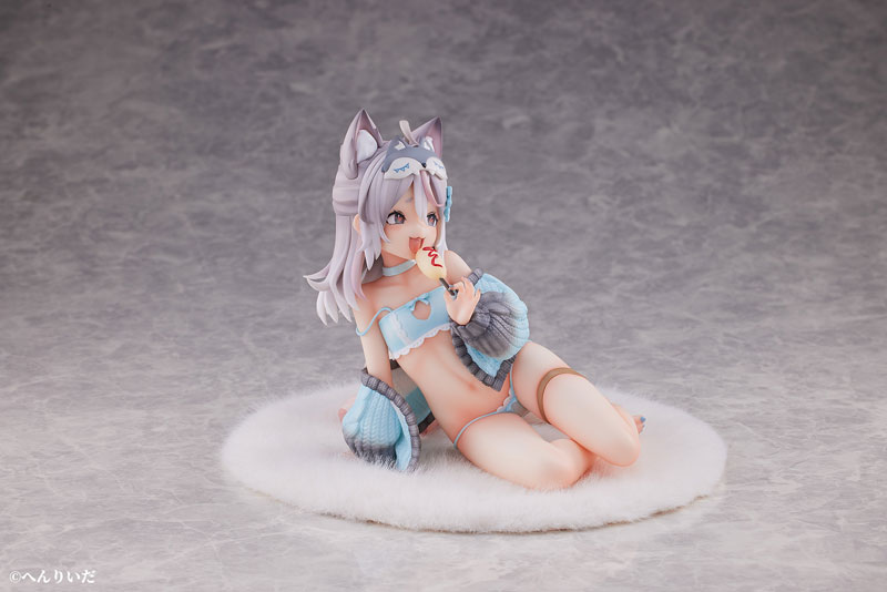 【特典】おやすみおおかみ 灰乃 illustration by へんりいだ 1/6 完成品フィギュア