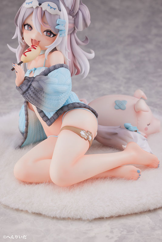 【特典】おやすみおおかみ 灰乃 illustration by へんりいだ 1/6 完成品フィギュア