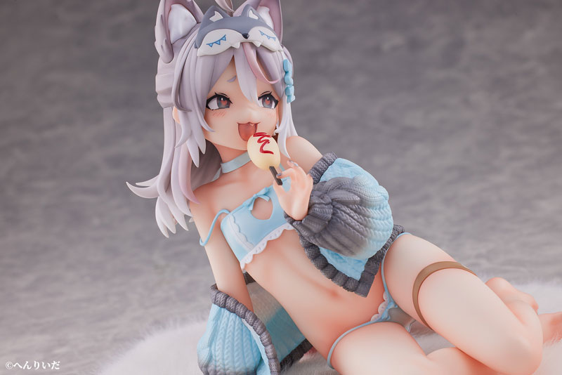 【特典】おやすみおおかみ 灰乃 illustration by へんりいだ 1/6 完成品フィギュア