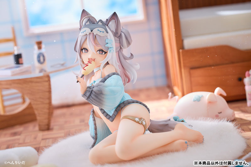 【特典】おやすみおおかみ 灰乃 illustration by へんりいだ 1/6 完成品フィギュア