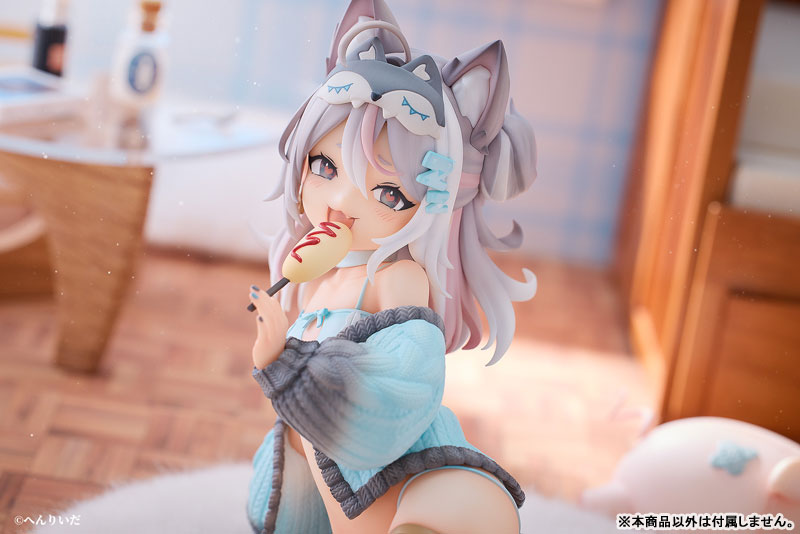 【特典】おやすみおおかみ 灰乃 illustration by へんりいだ 1/6 完成品フィギュア