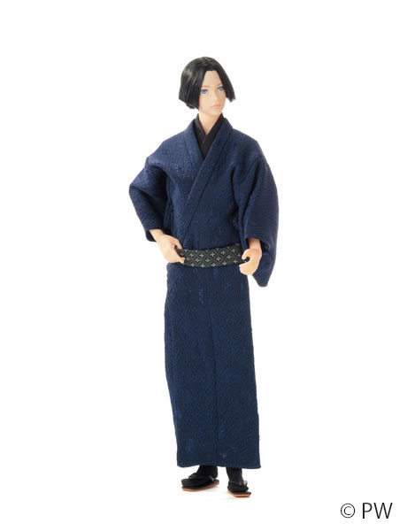 六分の一男子図鑑 袴スタイル・蒼黒 エイト 完成品ドール
