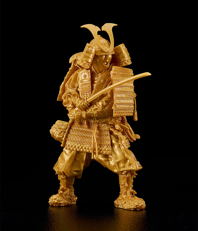 PLAMAX 1/12 鎌倉時代の鎧武者 黄金の装 Gold color edition プラモデル