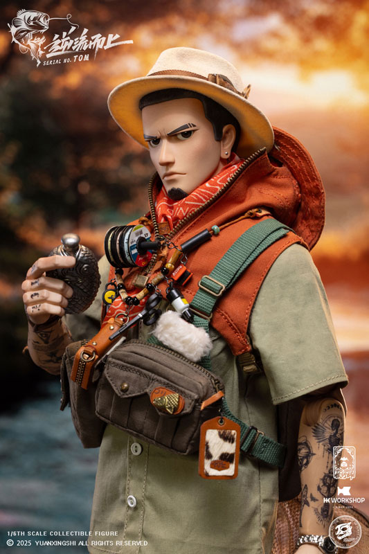 【特典】YUANXINGSHI×HK WORKSHOP×GRAYSON 聚潮(ジュ チャオ)シリーズ 遡行JC-009 トム 1/6スケール可動フィギュア