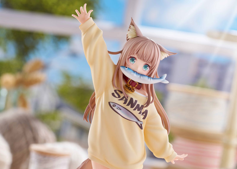 【あみあみ限定版】うちのねこが女の子でかわいい 「きなこ」～あそんでVer.～ 1/6 完成品フィギュア