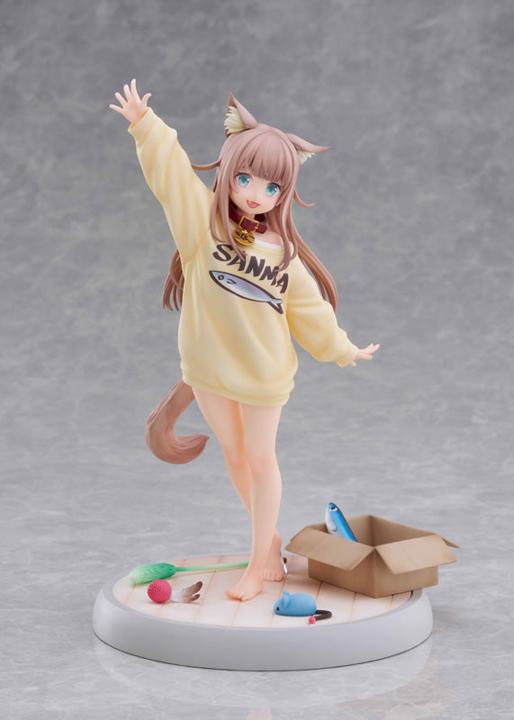 【あみあみ限定版】うちのねこが女の子でかわいい 「きなこ」～あそんでVer.～ 1/6 完成品フィギュア