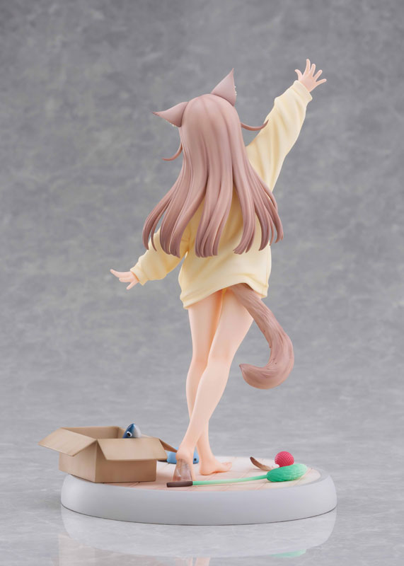 【あみあみ限定版】うちのねこが女の子でかわいい 「きなこ」～あそんでVer.～ 1/6 完成品フィギュア