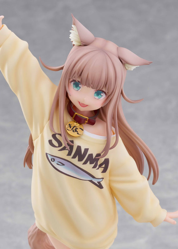 【あみあみ限定版】うちのねこが女の子でかわいい 「きなこ」～あそんでVer.～ 1/6 完成品フィギュア