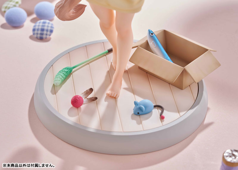 【あみあみ限定版】うちのねこが女の子でかわいい 「きなこ」～あそんでVer.～ 1/6 完成品フィギュア