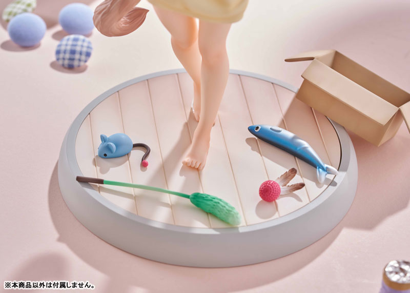 【あみあみ限定版】うちのねこが女の子でかわいい 「きなこ」～あそんでVer.～ 1/6 完成品フィギュア