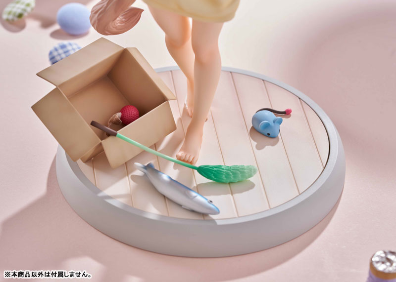 【あみあみ限定版】うちのねこが女の子でかわいい 「きなこ」～あそんでVer.～ 1/6 完成品フィギュア