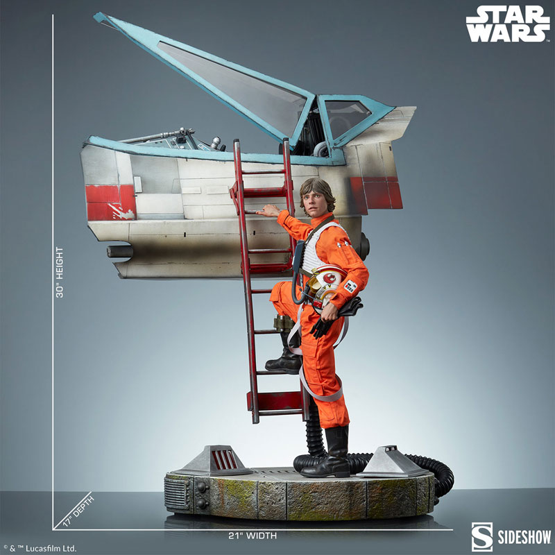 『スター・ウォーズ』プレミアム・フォーマット・フィギュア ルーク＆Xウイング(レッド5)