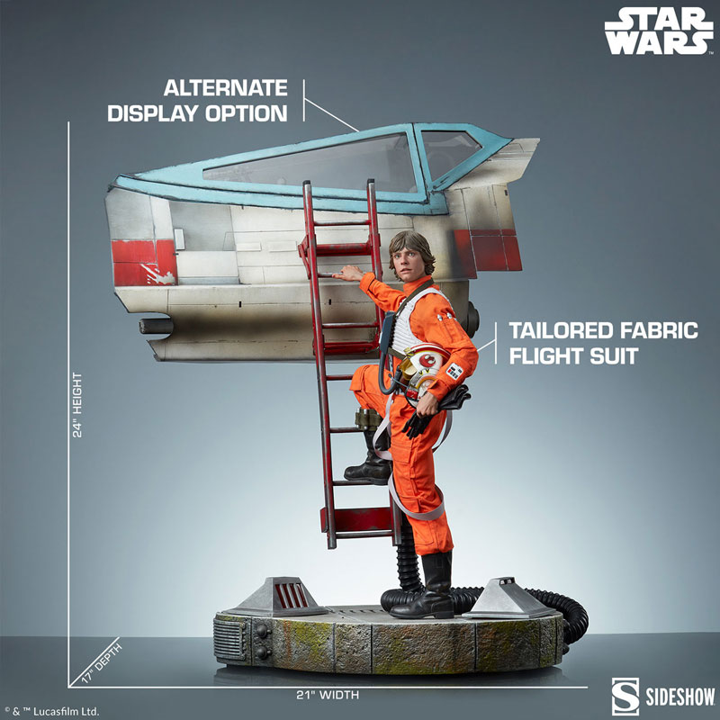 『スター・ウォーズ』プレミアム・フォーマット・フィギュア ルーク＆Xウイング(レッド5)