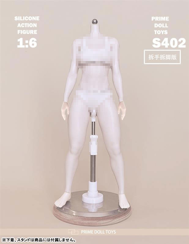 1/6 アーティキュレーテッド プラチナシリコン フィメールボディ スリム 手足分割