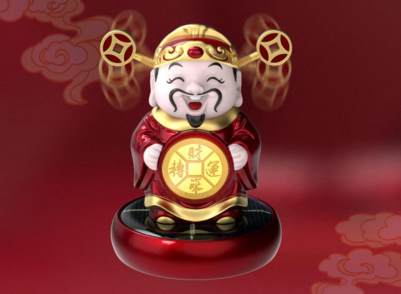 財運到来 財神様 完成品フィギュア