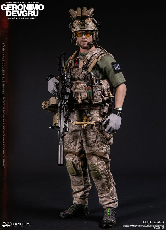 DAMTOYS 1/6　DEVGRU ネプチューン・スピア作戦 ジェロニモ 1/6 DEVGRU オペレーション・ネプチューン・スピア ジェロニモ MK46