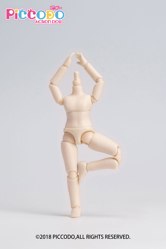 PICCODO BODY11 デフォルメドールボディ PIC-D005D ドールホワイト