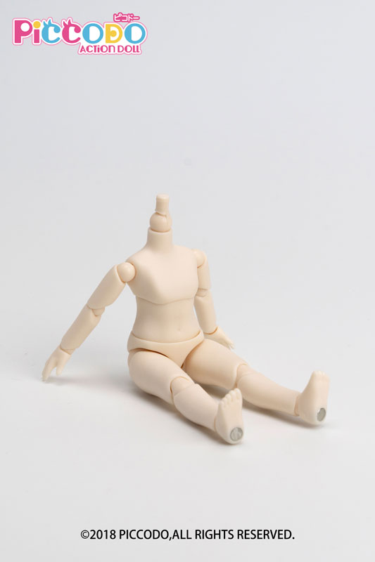 PICCODO BODY11 デフォルメドールボディ PIC-D005D ドールホワイト