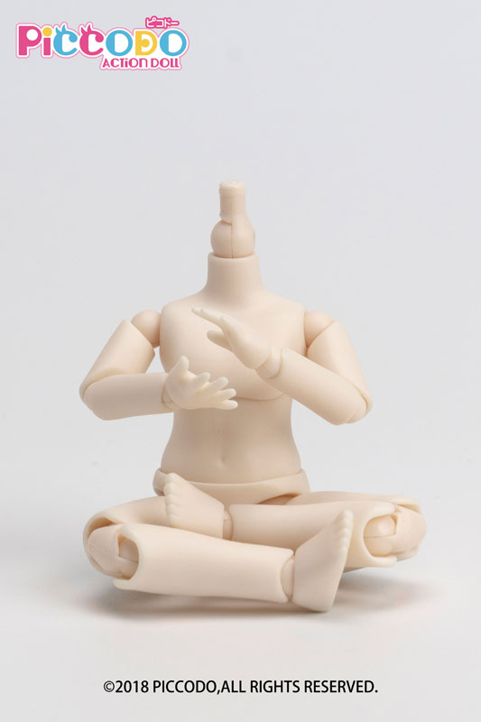 PICCODO BODY11 デフォルメドールボディ PIC-D005D ドールホワイト