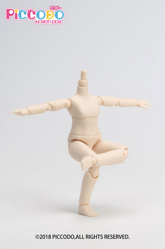 PICCODO BODY11 デフォルメドールボディ PIC-D005D ドールホワイト