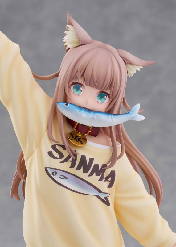 【あみあみ限定特典】【あみあみ限定版】うちのねこが女の子でかわいい 「きなこ」～あそんでVer.～ 1/6 フィギュア