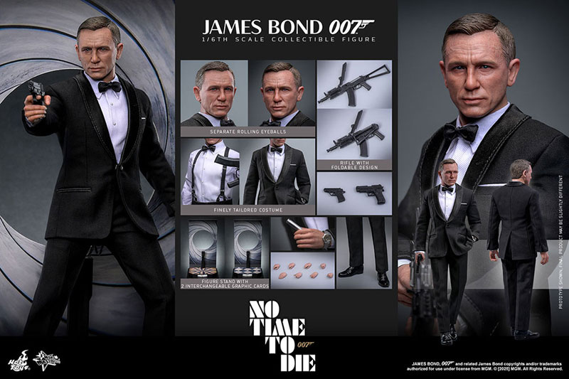 ムービー マスターピース『007/ノー・タイム・トゥ・ダイ』1/6 ジェームズ・ボンド 延期前倒し可能性大