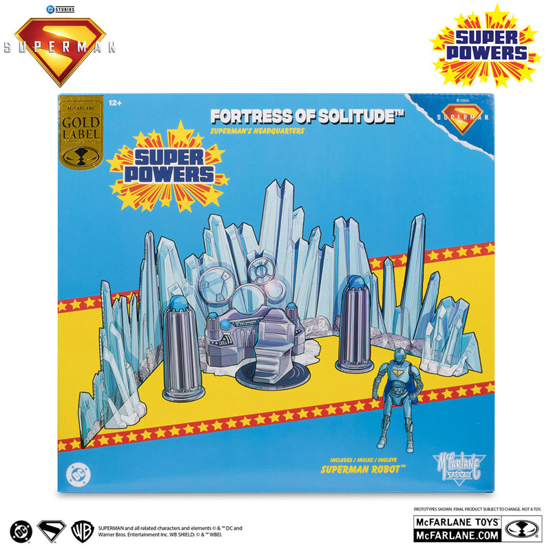 DCダイレクト「DCスーパーパワーズ」プレイセット 孤独の要塞(スーパーマン・ロボット4号付き)[映画『スーパーマン(2025)』]