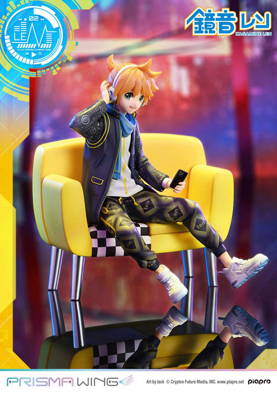 PRISMA WING ピアプロキャラクターズ 鏡音レン “Art by lack” 1/7 完成品フィギュア