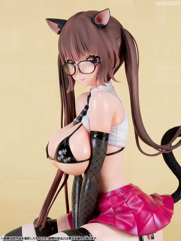 【あみあみ限定特典】いたずら猫-miumiu- Illustrated by 魔太郎 1/6 完成品フィギュア