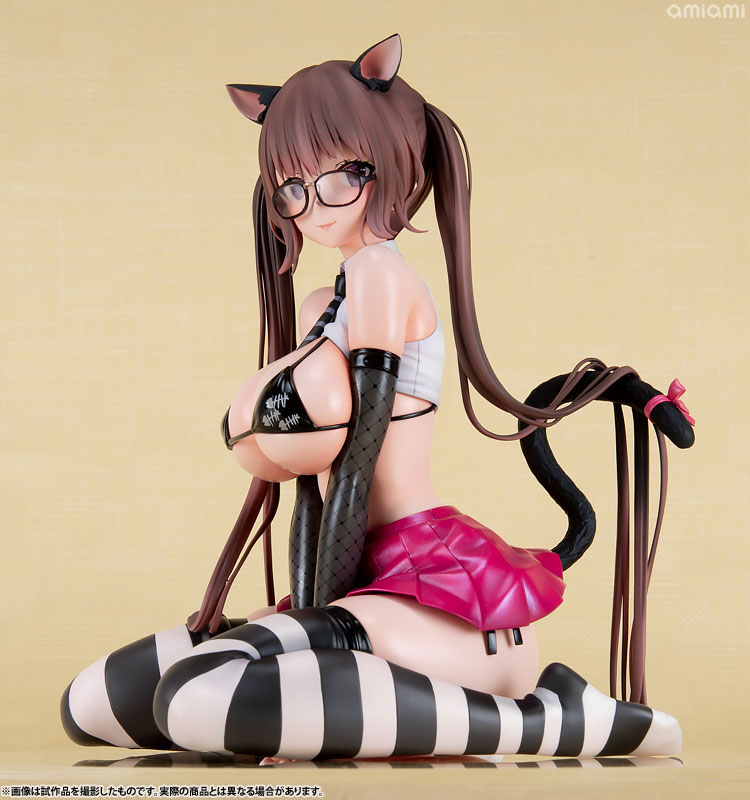 【あみあみ限定特典】いたずら猫-miumiu- Illustrated by 魔太郎 1/6 完成品フィギュア
