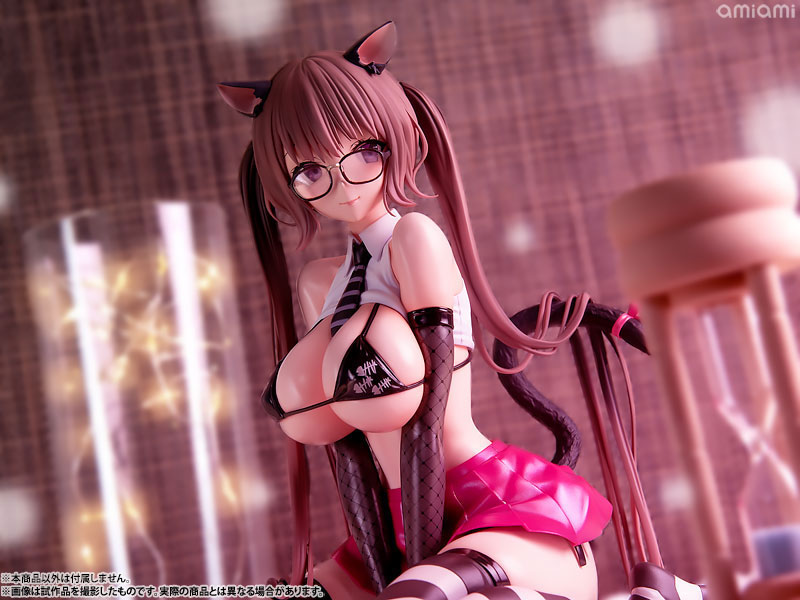 【あみあみ限定特典】いたずら猫-miumiu- Illustrated by 魔太郎 1/6 完成品フィギュア