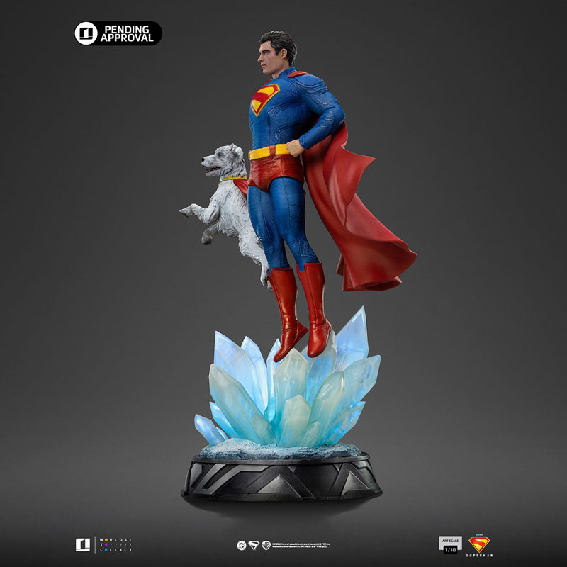 DC スタチュー アートスケール 1/10 スーパーマン＆クリプト