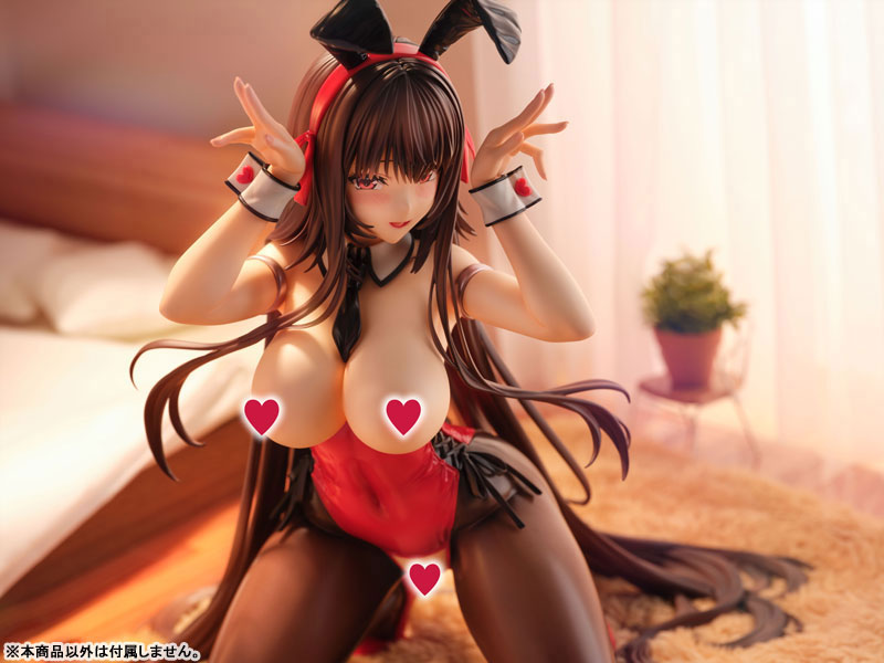 【あみあみ限定特典】アマカノ2+ 黒姫結灯 バニースーツver. 1/4 完成品フィギュア