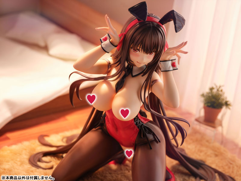 【あみあみ限定特典】アマカノ2+ 黒姫結灯 バニースーツver. 1/4 完成品フィギュア