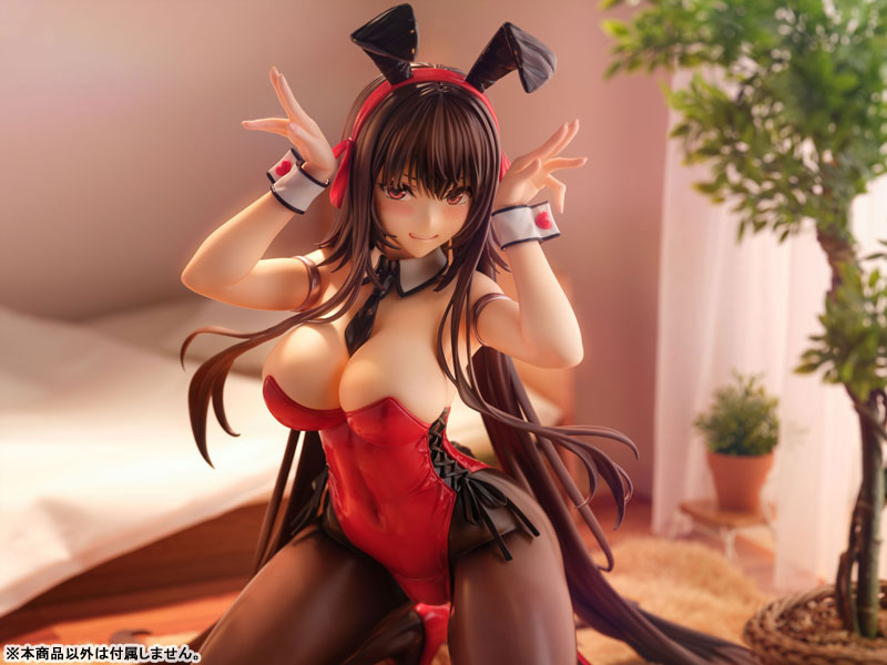 【あみあみ限定特典】アマカノ2+ 黒姫結灯 バニースーツver. 1/4 完成品フィギュア
