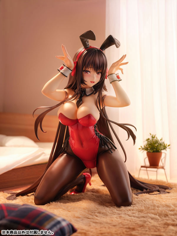【あみあみ限定特典】アマカノ2+ 黒姫結灯 バニースーツver. 1/4 完成品フィギュア