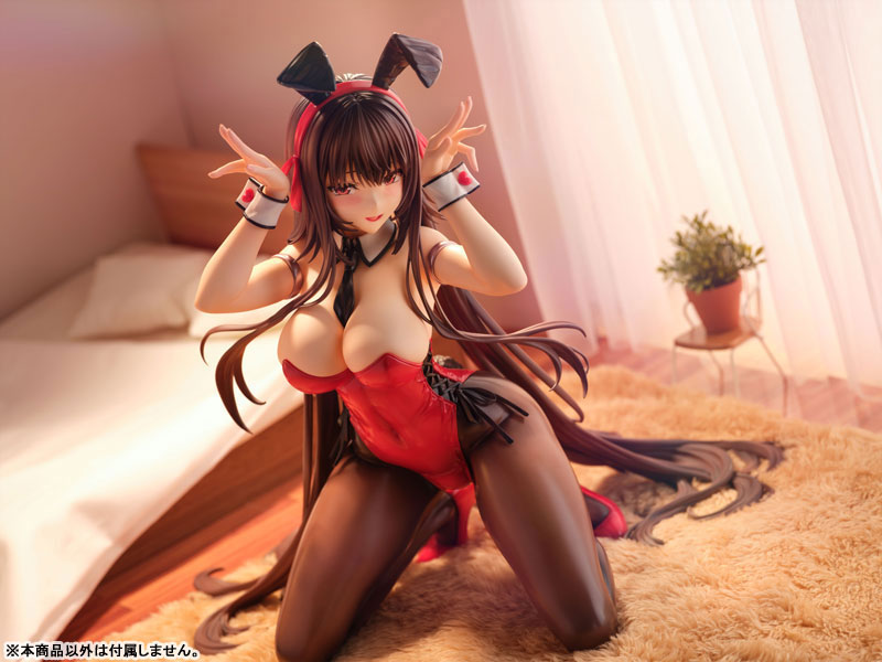 【あみあみ限定特典】アマカノ2+ 黒姫結灯 バニースーツver. 1/4 完成品フィギュア