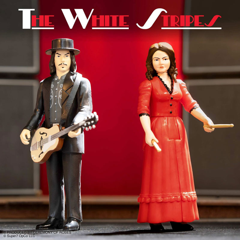 リ・アクション/ THE WHITE STRIPES ザ・ホワイト・ストライプス ジャック・ホワイト＆メグ・ホワイト 2PK Get Behind Me Satan ver