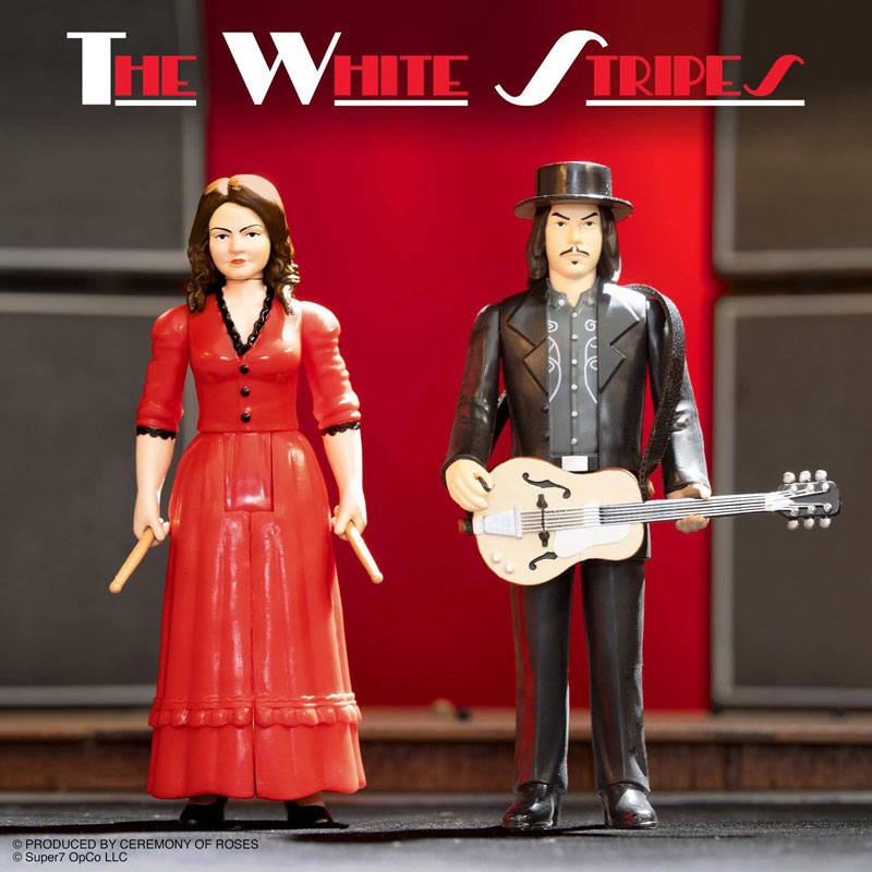 リ・アクション/ THE WHITE STRIPES ザ・ホワイト・ストライプス ジャック・ホワイト＆メグ・ホワイト 2PK Get Behind Me Satan ver
