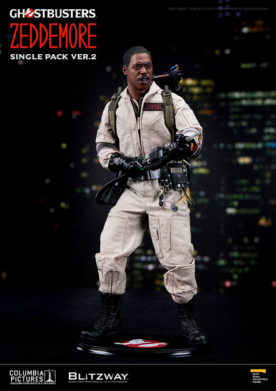 ゴーストバスターズ(ウィンストン・ゼドモア Single Pack Ver.2) 1/6 アクションフィギュア