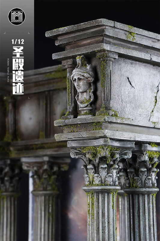 1/12 ローマ神殿遺跡ジオラマベース D