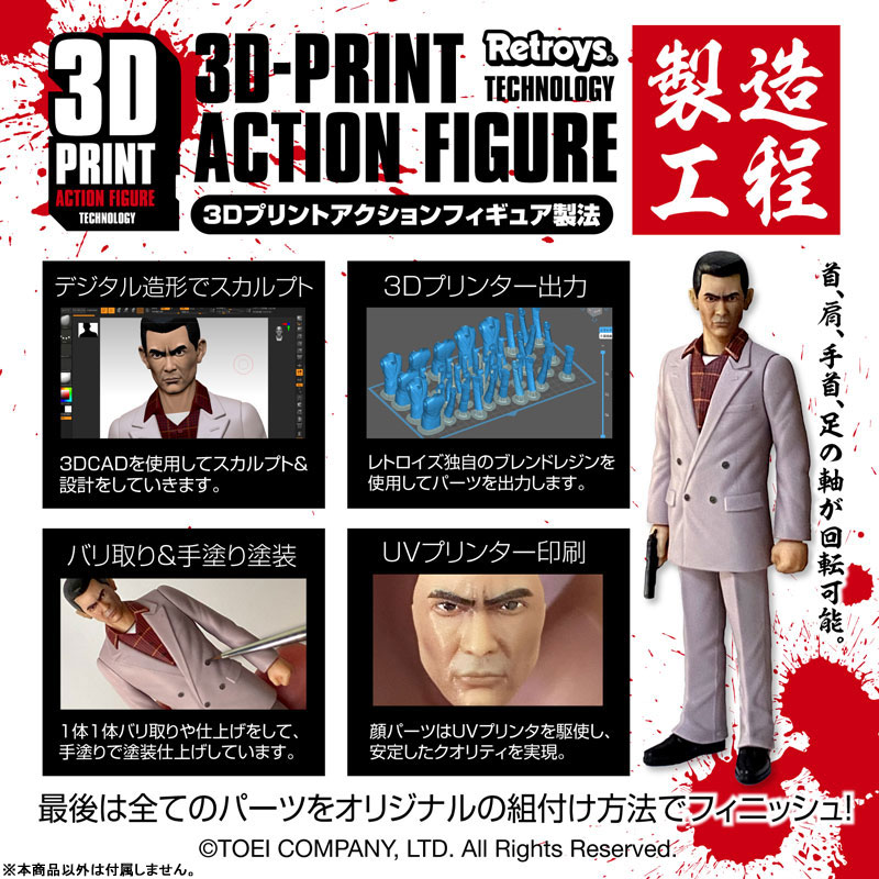 Retroys 「仁義なき戦い」 /広能昌三 ベーシックフィギュア[スパイダー