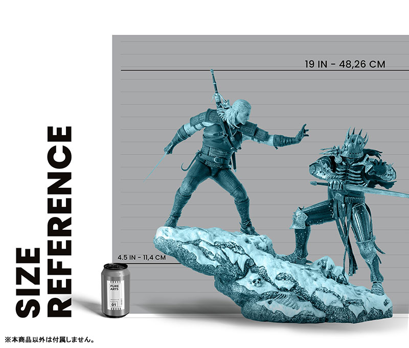 ウィッチャー3 ワイルドハント/ リヴィアのゲラルト vs エレディン 1/6 ジオラマ スタチュー