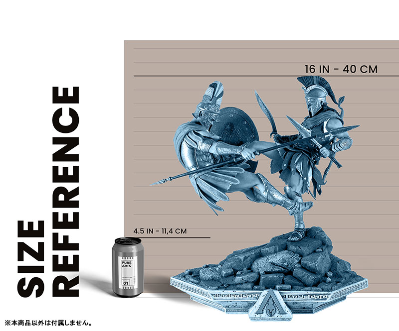アサシン クリード オデッセイ/ アレクシオス スパルタキック 1/6 ジオラマ スタチュー